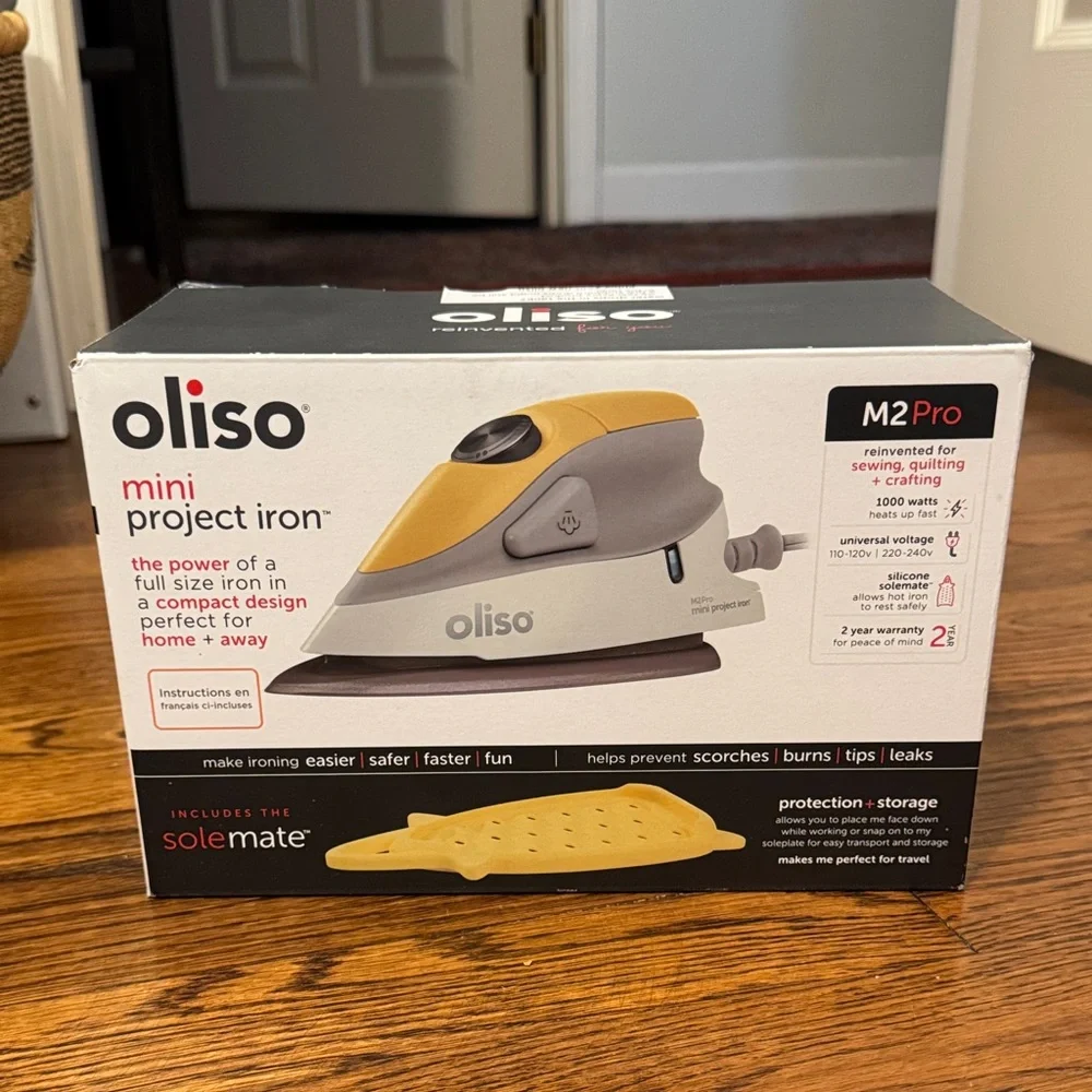Oliso M2 Pro Mini Project Iron - Yellow and Gray - Picture 1 of 3